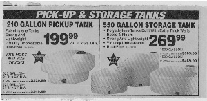 Farm Supply holding tanks